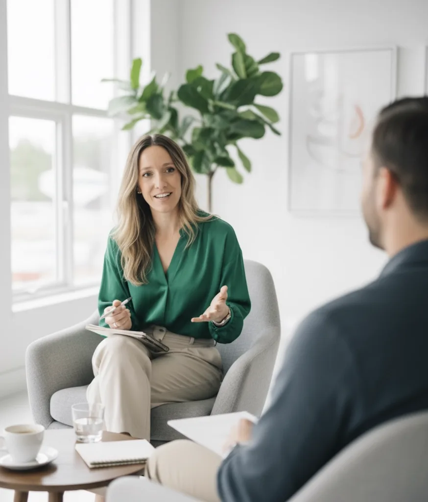 Personal Coaching: Mit mir als Coach an deiner Seite hinterfragst du einschränkende Glaubenssätze, definierst klare Ziele und lernst, mit Herausforderungen lösungsorientiert umzugehen - so, dass du dich selbstbestimmt und gestärkt weiterentwickeln kannst.